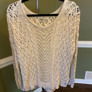 American Eagle white sweater